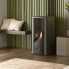 Tett pelletsovn Cristallo Silenzio Up med topputtak – 9,2 kW
